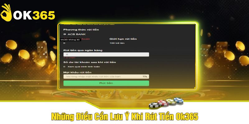 Rút tiền ok365 